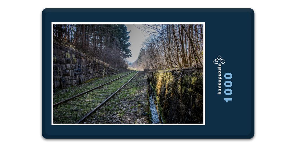 hansepuzzle 13730 - Gleise Puzzle, 1000 Teile, Fortbewegung, 60,0 x 46,0cm mit hochwertiger Aufbewahrung, Kartonbox und wiederverschließbarem Beutel