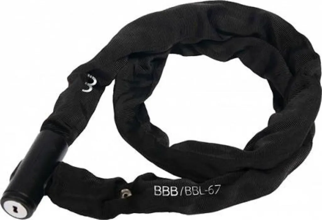 Cadenas vélo à code BBB BBL-67 1000mm - Idéal pour la ville et VTT