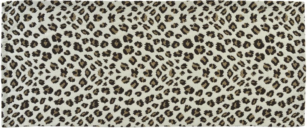 Sander - Tischläufer Uhuru, Farbe: 27, ecru / taupe - Leo Muster, Leopard, Animal Print, 50 x 140cm