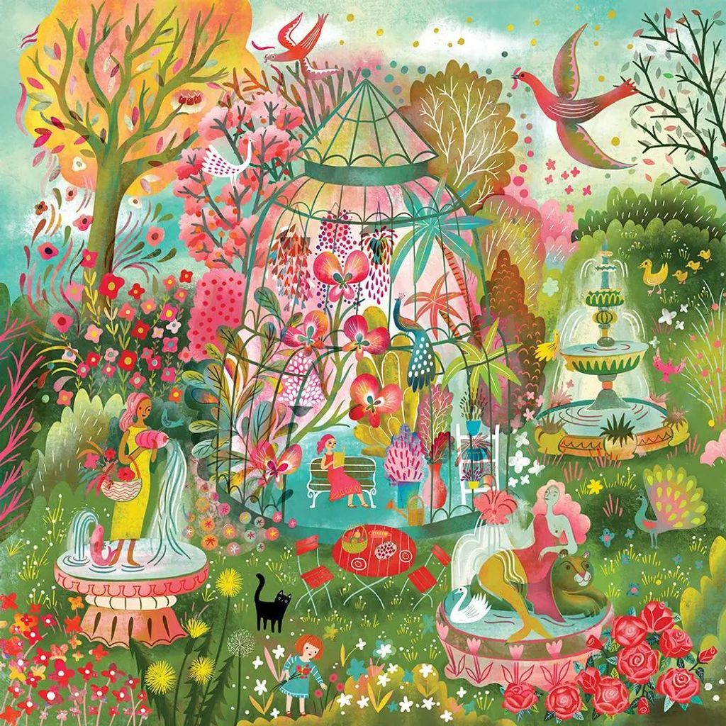 Pieces & Peace Puzzle Greenhouse Fountains - 1000 Teile Puzzle