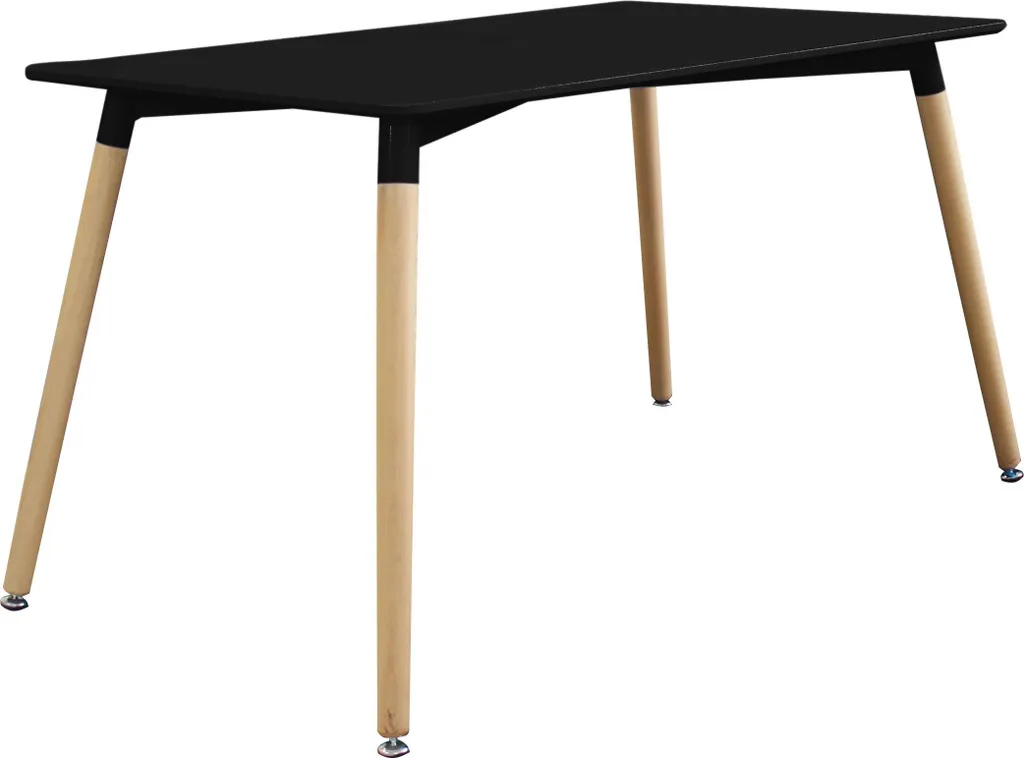 Tavolo MilaniHome Design Scandinavo 120x80 Nero - Estetica Nordica