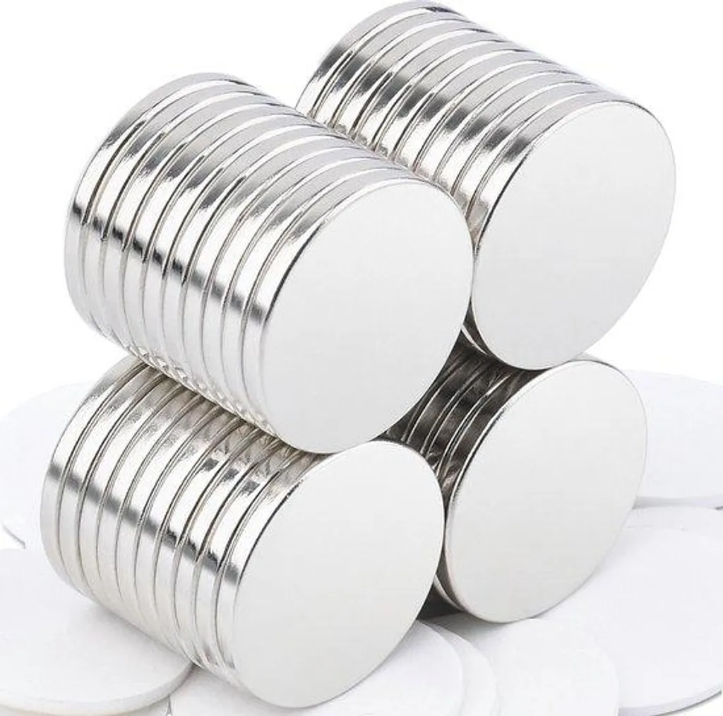 Aimants Ronds Ultra-Puissants 20x2 mm - Lot de 40 Disques Magnétiques