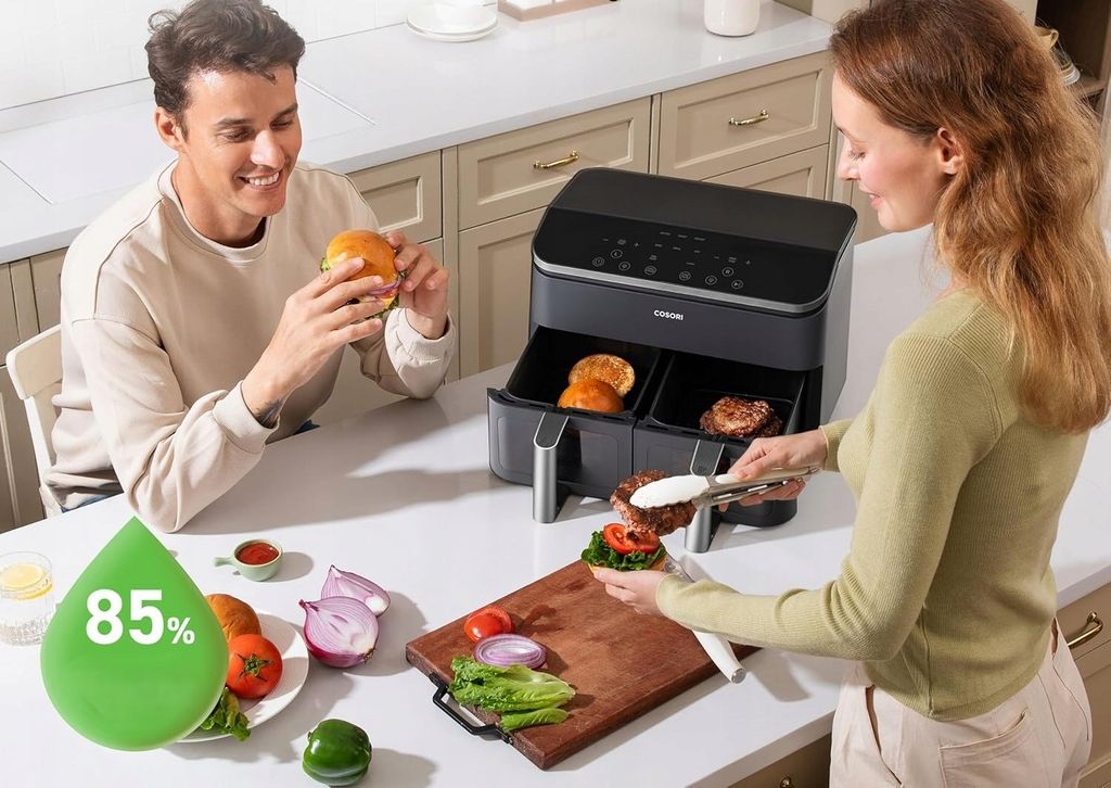 COSORI CAF-R901 frytownica beztłuszczowa 8,5 l Podwójna 8w1