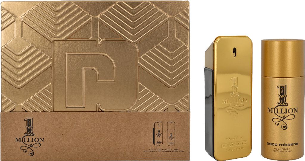 Edt spray 100ml/Deo Spray 150ml Paco Rabanne 1 Million Giftset