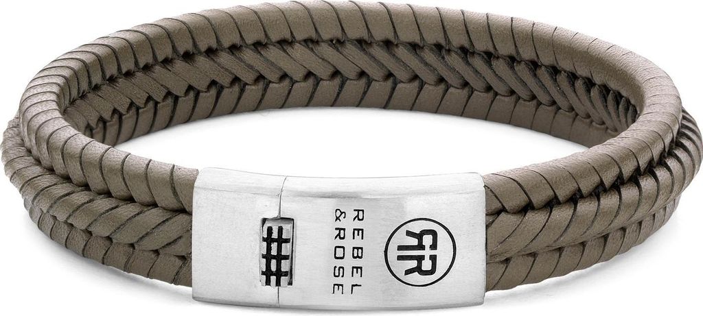 Rebel and Rose Stones Only RR-L0087-S Herrenarmband, Armbandumfang:19cm