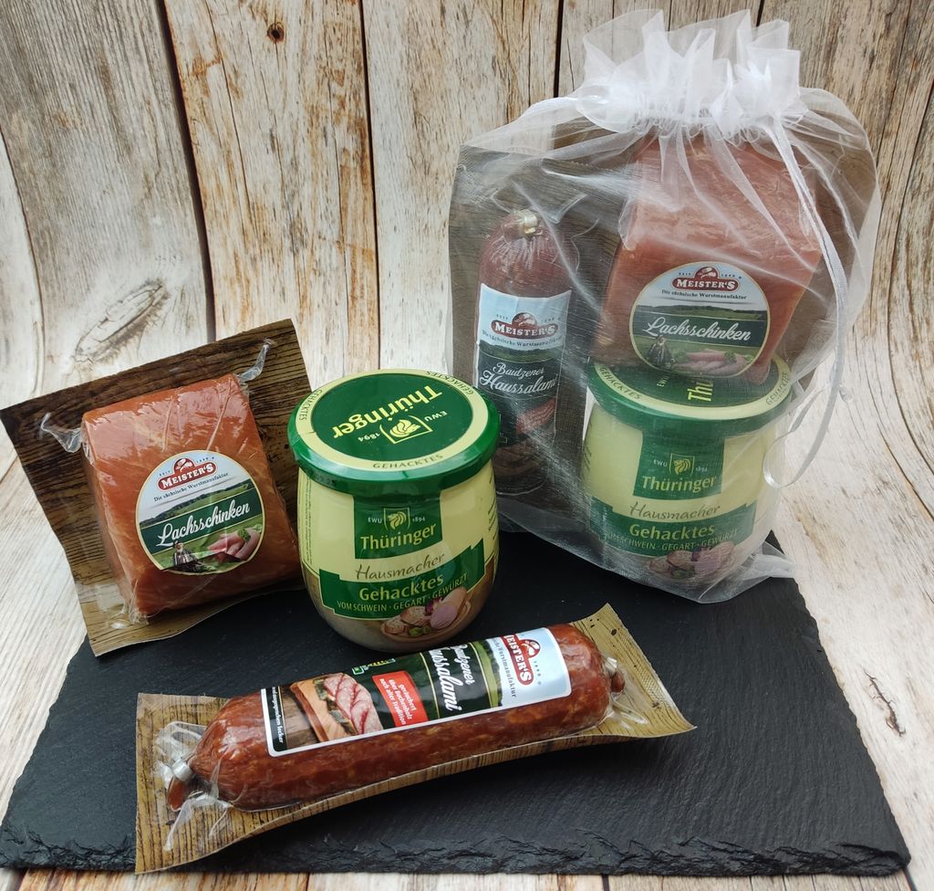 Wurstpaket Oberlausitz | Präsentkorb Edel Salami & Produktbild 2