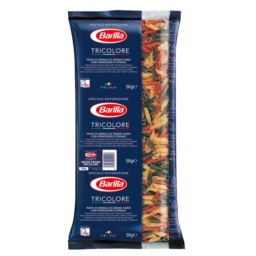 Barilla Collezione Mezze Penne Tricolore Nr 78 Pasta Nudeln Produktbild 