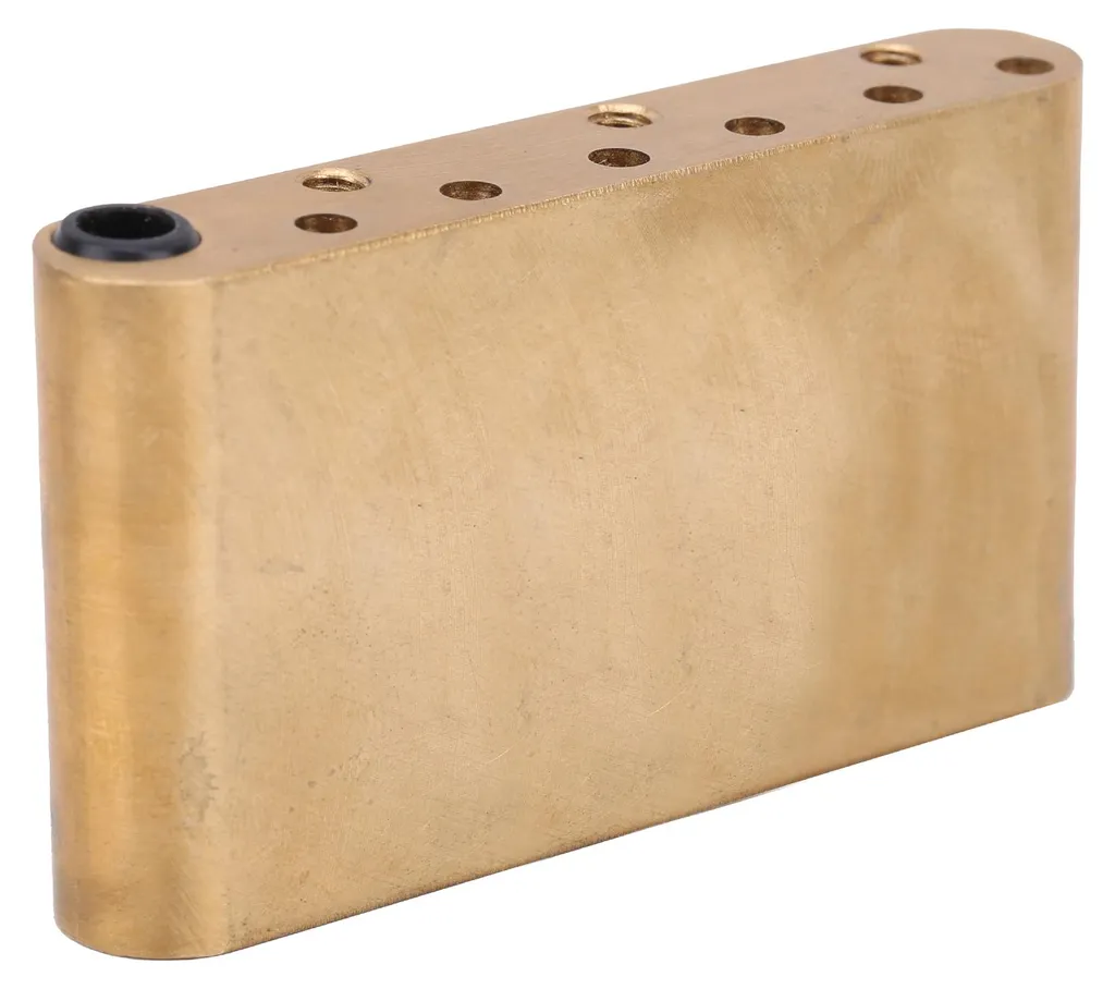 Bloc de chevalet en laiton haute densité 74 mm avec tube de guidage