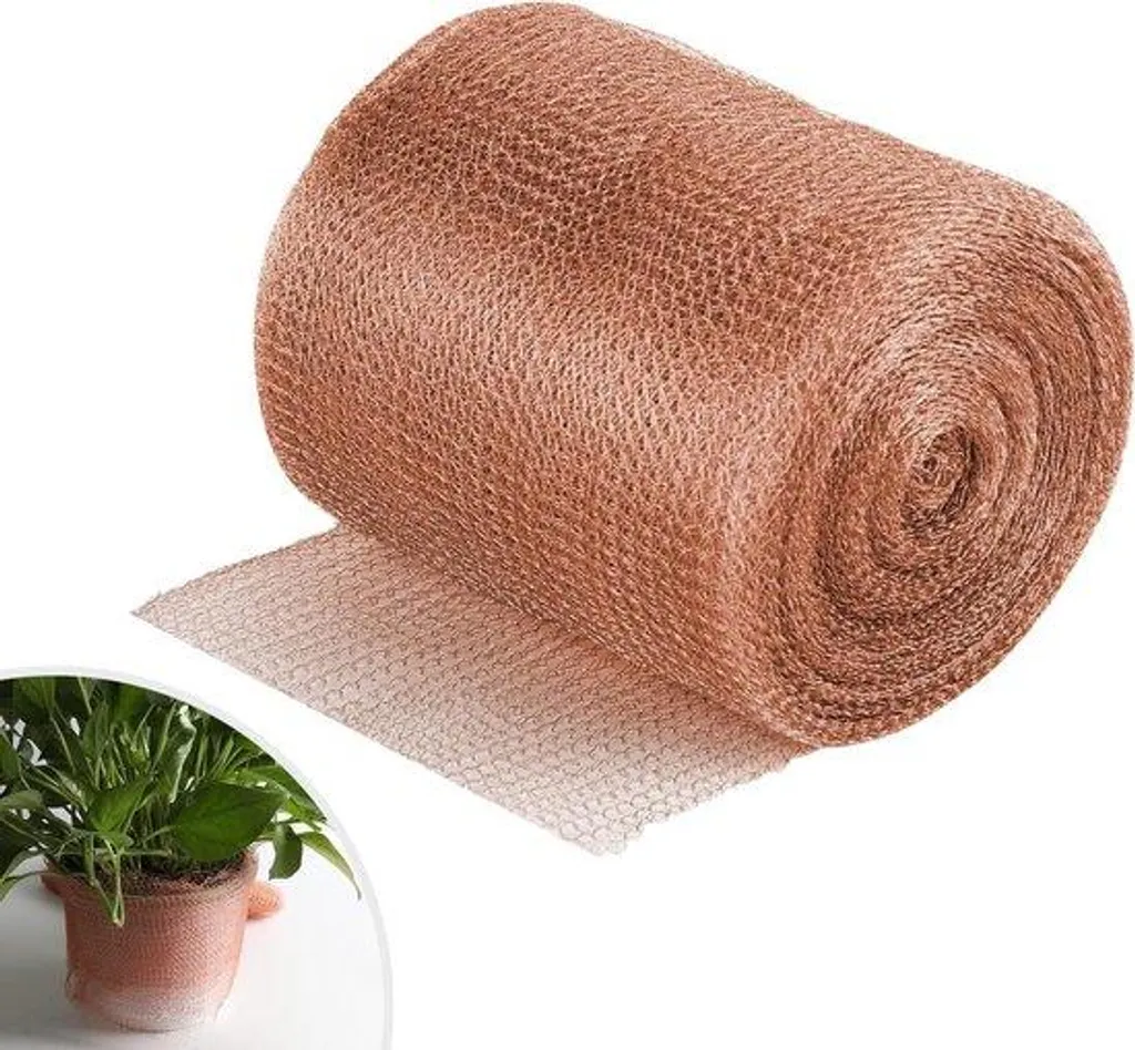 Grille flexible en cuivre 125 cm x 24 m stop rongeurs et limaces