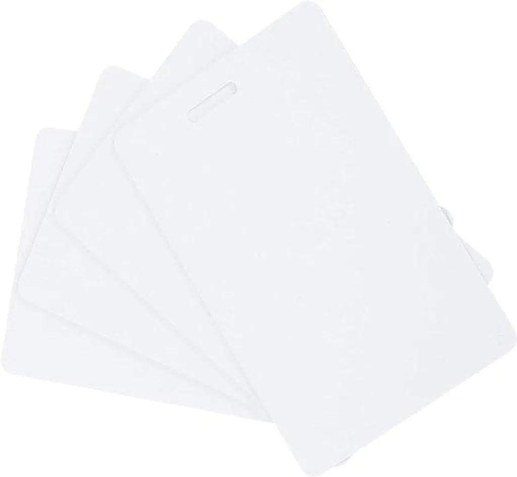 Cartes de Crédit et Identité en PVC 30x30 mm pour Badges d'Accès - 100 pcs