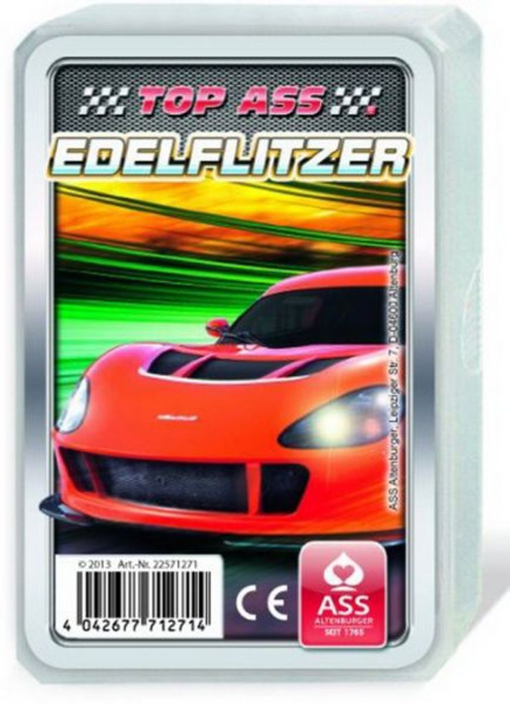 ASS Altenburger Top ASS - Autoquartett Edel-Flitzer Produktbild 