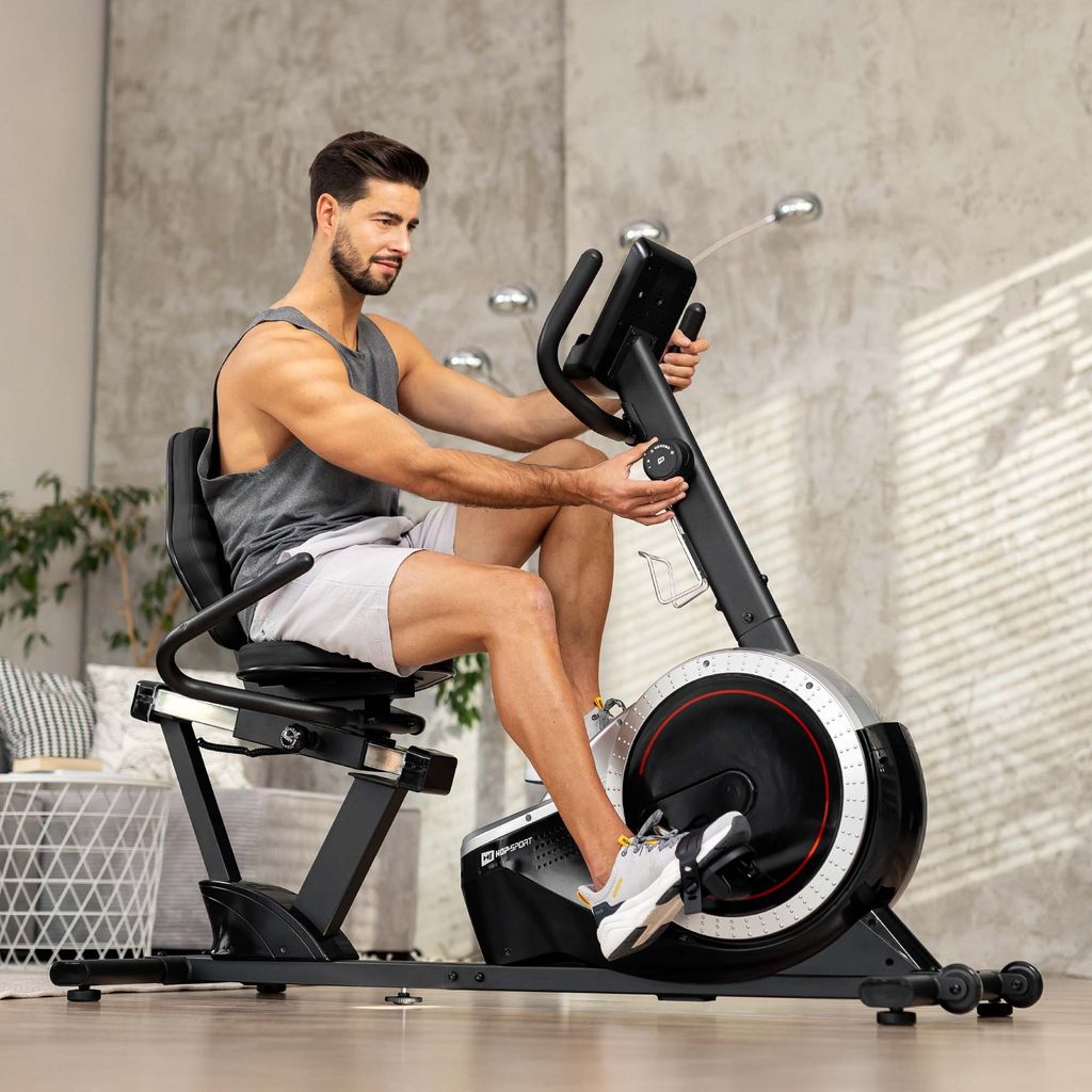 Hop-Sport Liegeergometer HS-035L - Heimtrainer Bis 135 Kg