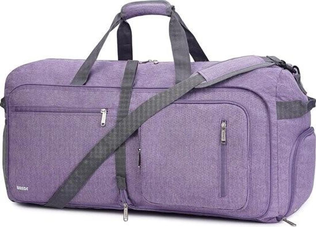 Faltbare Reisetasche 60-100 Liter, superleichte Reisetasche für Gepäck, Sport und Fitness, wasserdichtes Nylon, Paar 85L