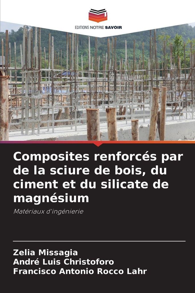 Composites renforcés par de la sciure de bois, du ciment et du silicate de magnésium