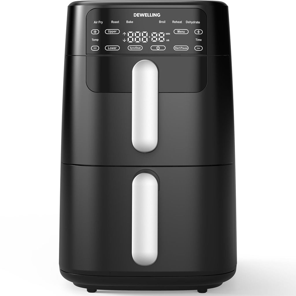 XXL heteluchtfriteuse 10L met dubbele mand – 2700W airfryer Productafbeelding 