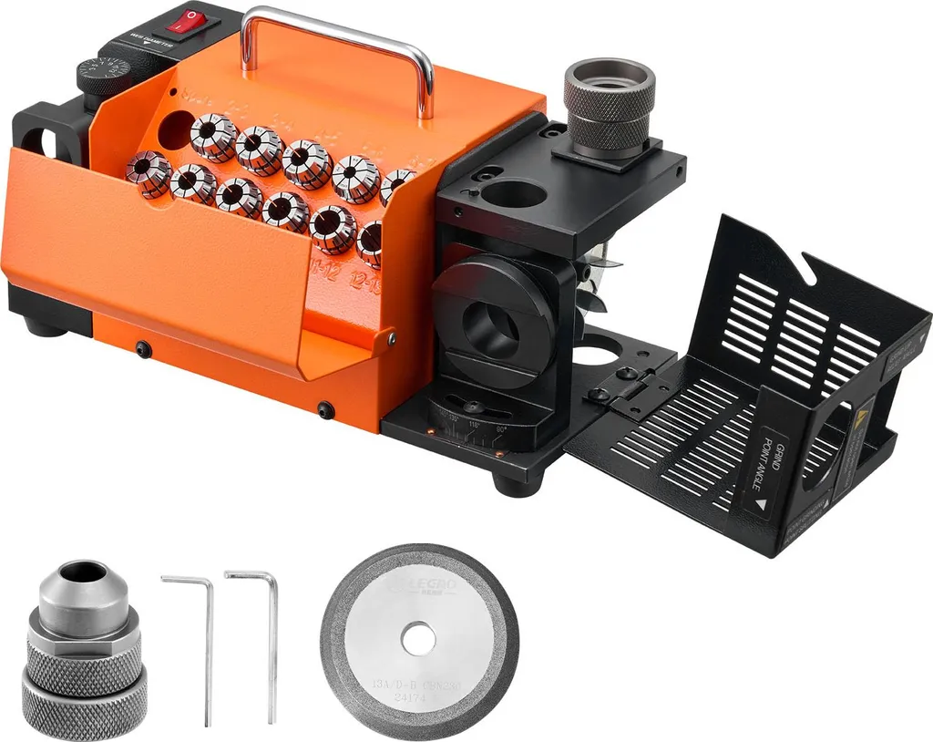 SucceBuy MR-13D Affûteuse de Forets 3-13mm avec 11 Pinces de Serrage