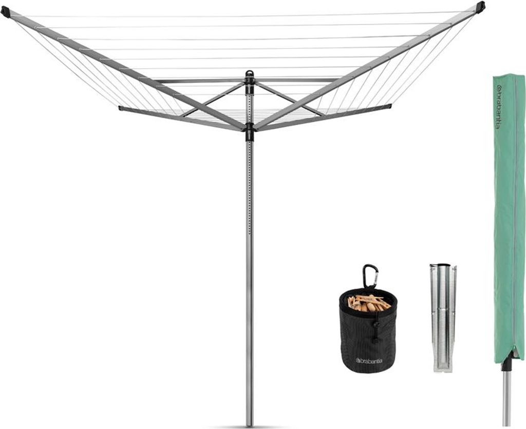 Asciugatrice da giardino LIFT-O-MATIC 50m con copertura, Immagine del prodotto 