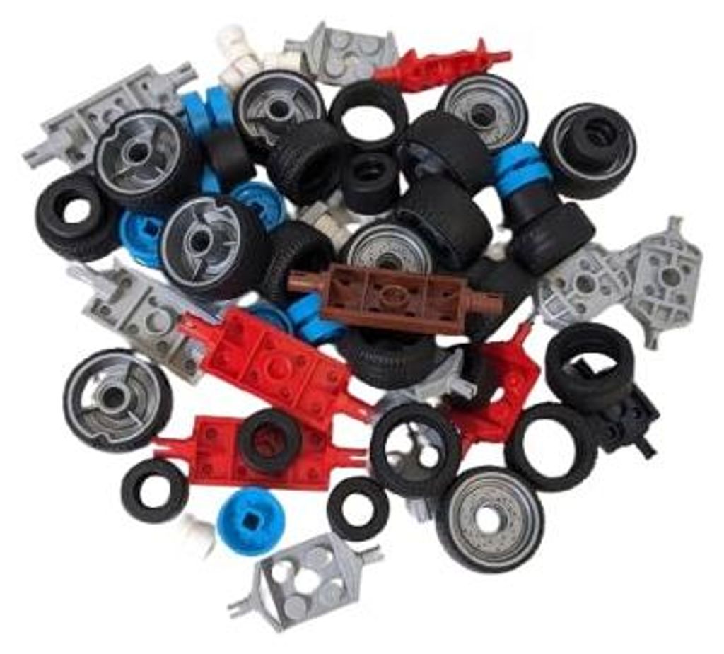 LEGO® City 15 assi con ruote colori misti NUOVO! Parti 45 Immagine del prodotto 