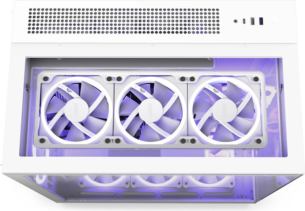 NZXT Case H9 Elite White Midi ATX (CM-H91EW-01) Produktbild 3