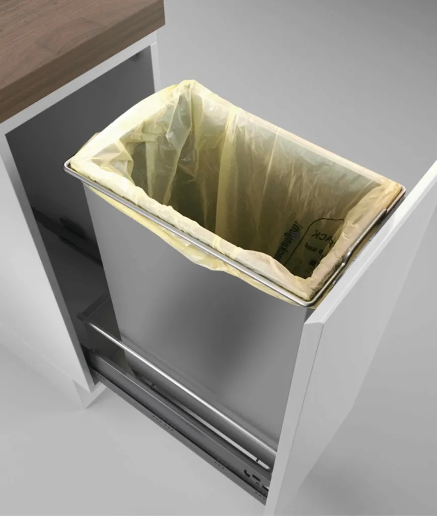 Châssis extractible COX GIALLO robuste pour tri sélectif largeur 30 - 3