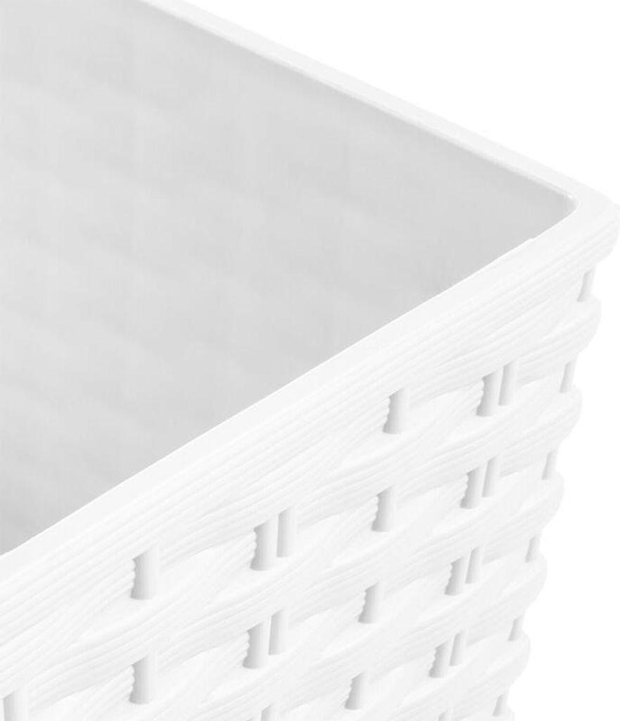 Blumentopf + Einsatz Blumenkübel Rattan RATO LOW DRTS325L Produktbild 24