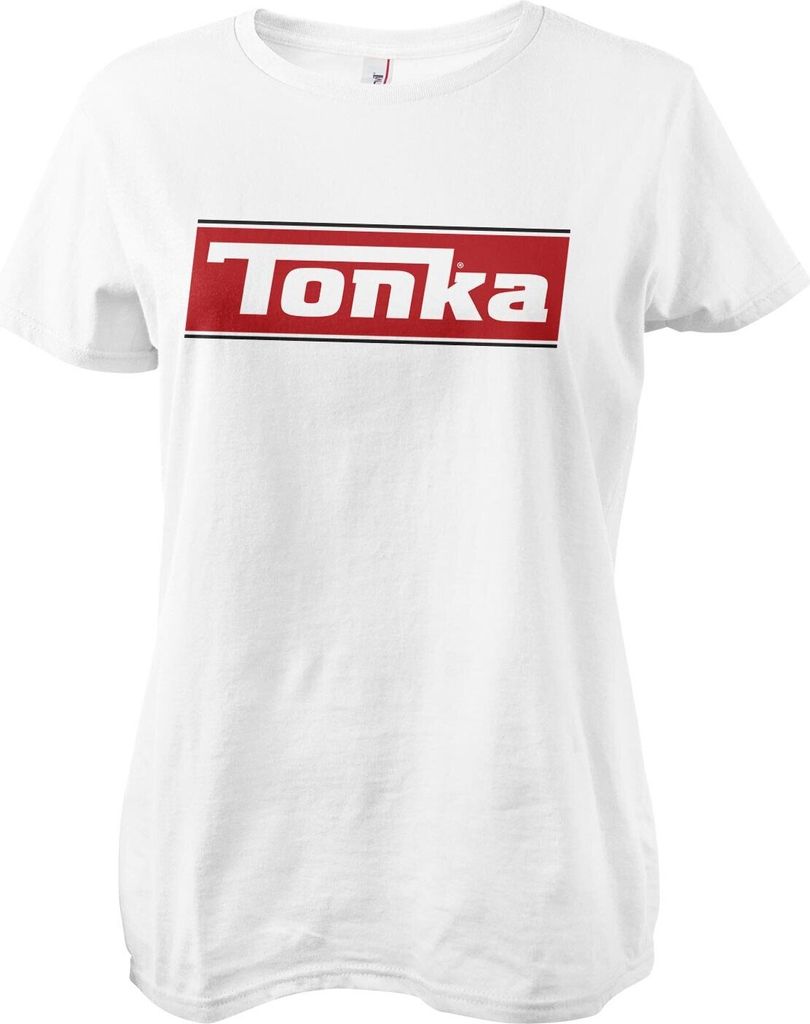 Tonka Logo Girly Tee - Large - White