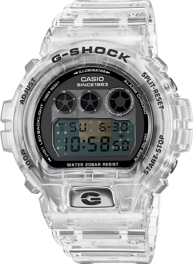 Casio G-SHOCK Original 40. Jubiläumsedition, Transparent