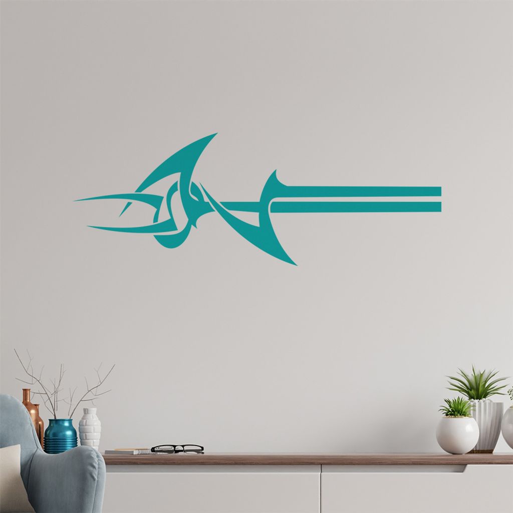Tribal gezackt Wandtattoo in 6 Größen - Wandaufkleber Wall Sticker - Dekoration, Küche, Wohnzimmer, Schlafzimmer, Badezimmer