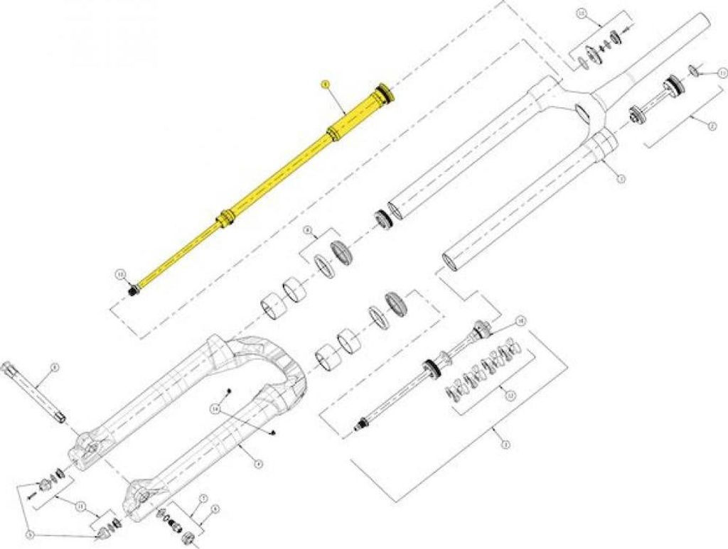 Manitou Dämpfungseinheit MC2 für Mezzer Pro 29 Zoll - präzise Fahrwerks-Perfo...