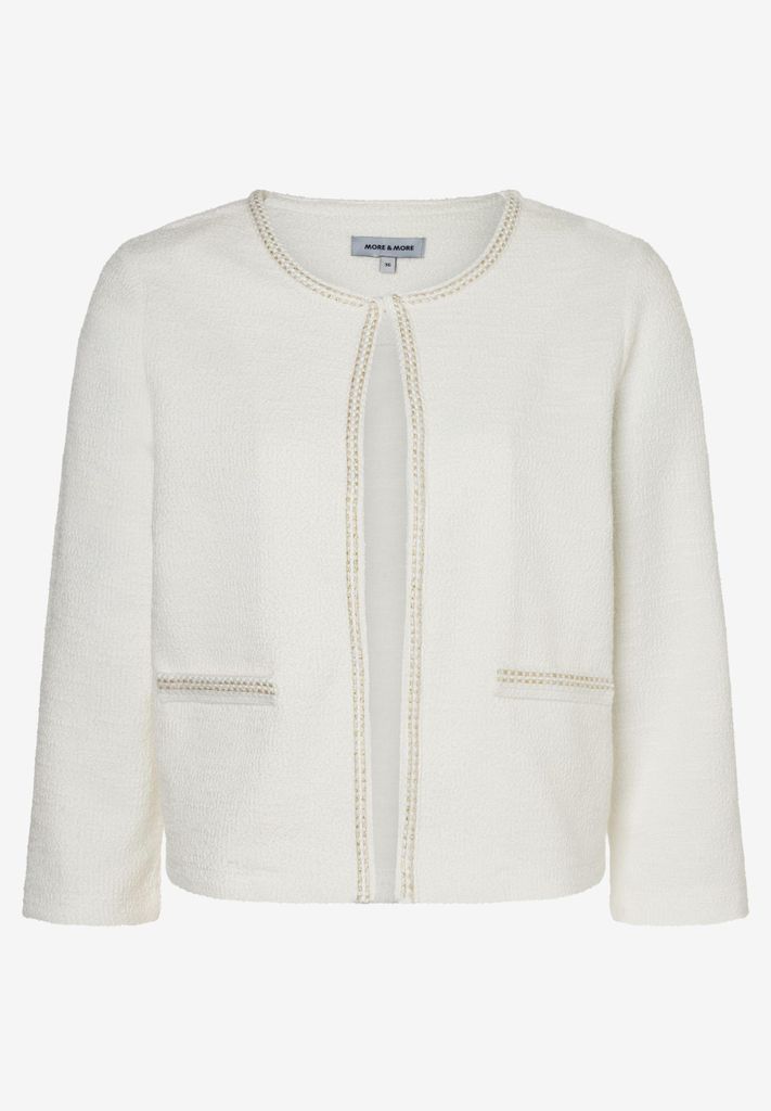 MORE & MORE Jersey Jacket 0041 off white 46