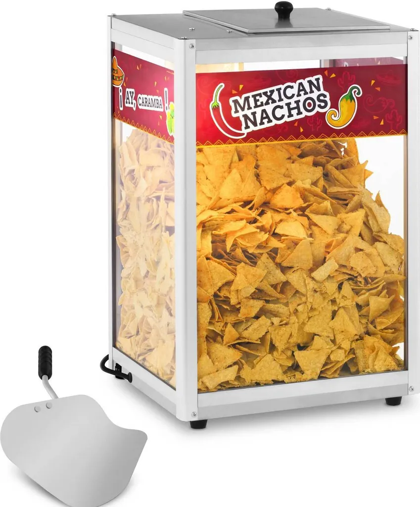 Chauffe-nachos pour buffet et cinéma - Distributeur de snacks 160W