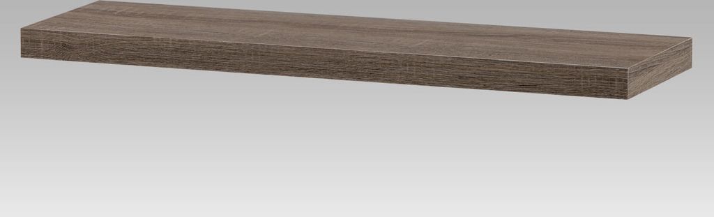 Wandregal 90 cm, MDF, 3D -Nachbildung Oak Sonoma Dunkel, in Schutzfolie gepackt - p -013 Son2
