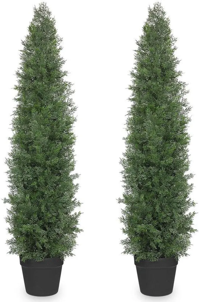 Arbre artificiel Cèdre 120 cm - Plante artificielle pour l'extérieur
