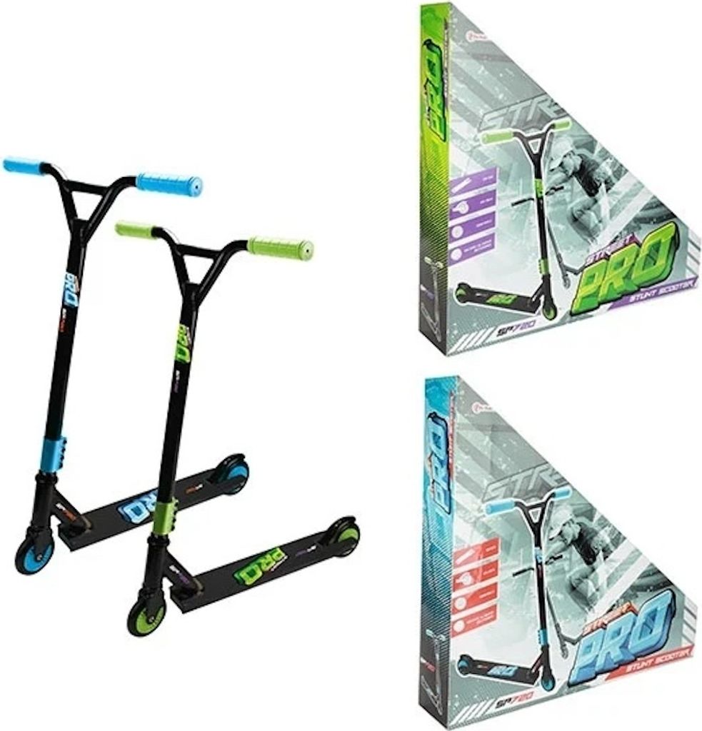 ToiToys Stunt scooter -Pro- (wheel 2x100mm PU) Blau Produktbild 