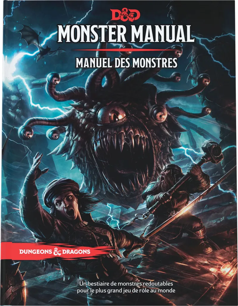 Manuel des Monstres D&D : Livre de Base du Maître du Donjon en Français