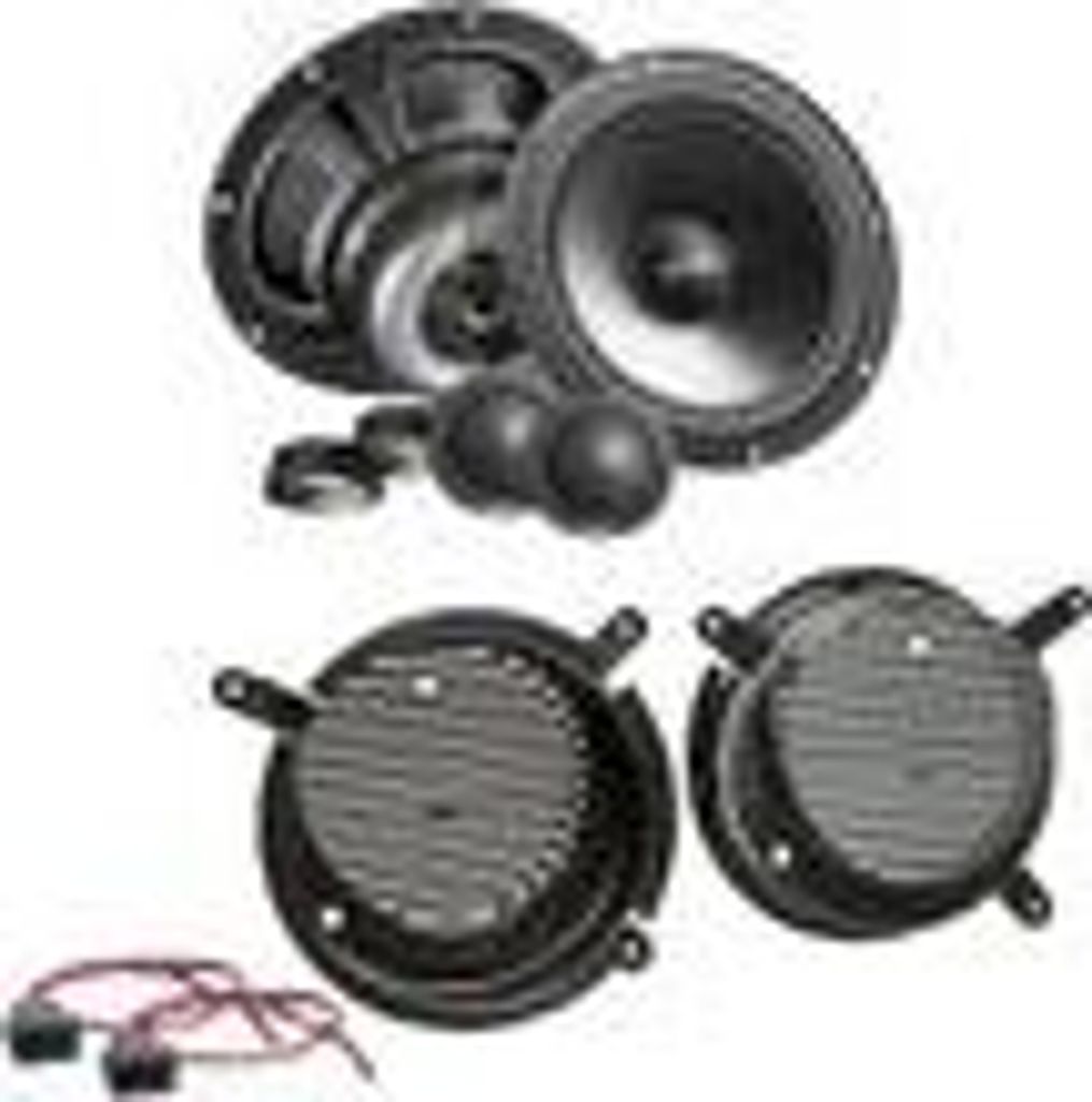 ETON POW172.2 3 Ohm Lautsprecher Einbauset für Mercedes SLK R170 2 Wege vorne