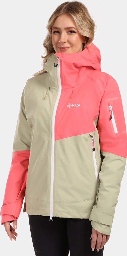 Wasserdichte Hardshell-Jacke für Damen Kilpi MAMBA-W, BEIGE, Größe 40