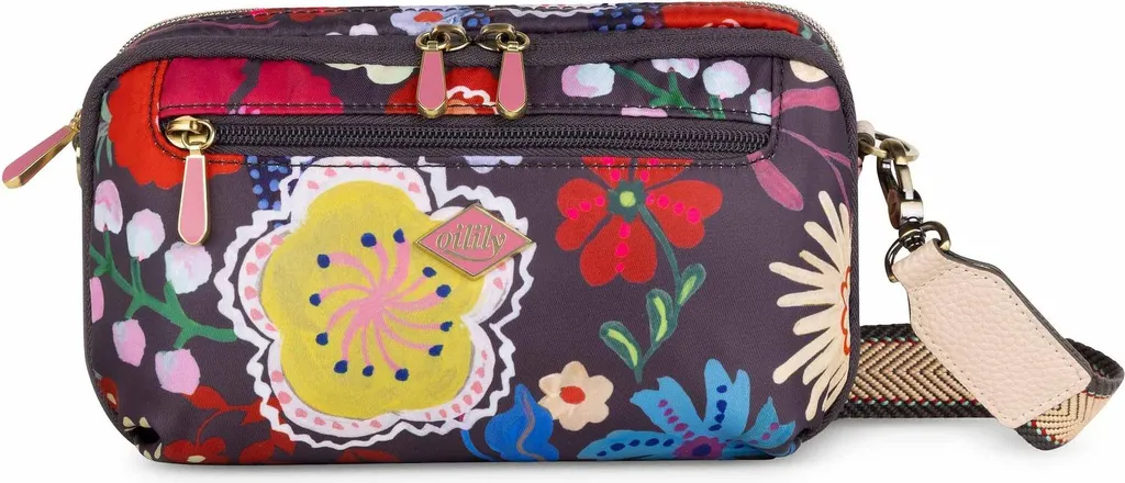 Oilily Sutton Shoulder Bag Forged Iron: Borsa Tracolla Colorata Donna