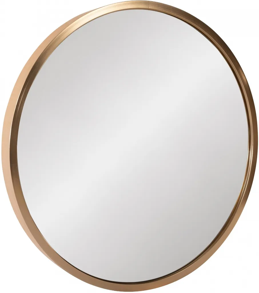 Miroir mural Elsie S 323818 - 30x30 cm finition Or mat élégante