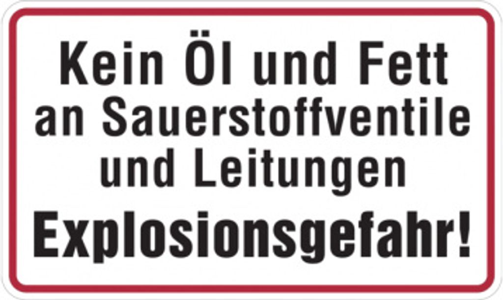 Dreifke® Hinweisschild, Kein Öl u. Fett an Produktbild 