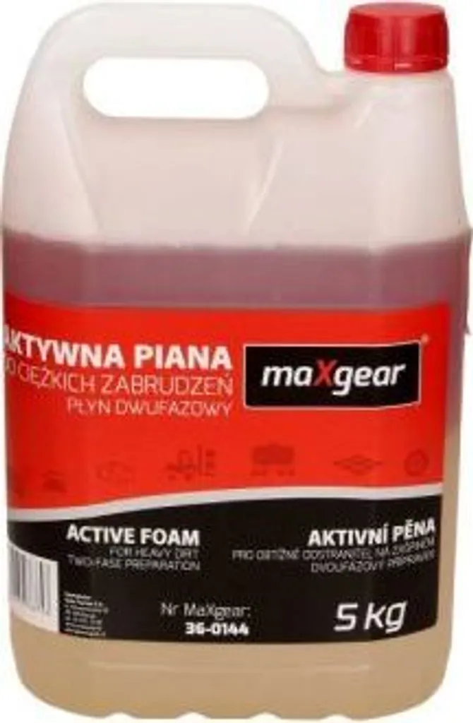 Mousse active dégraissante MAXGEAR liquide biphasé bidon de 5kg