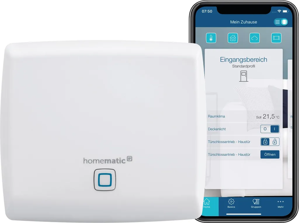 Homematic IP HMIP-HAP Point d'Accès Centrale Smart Home Domotique Blanche - 9
