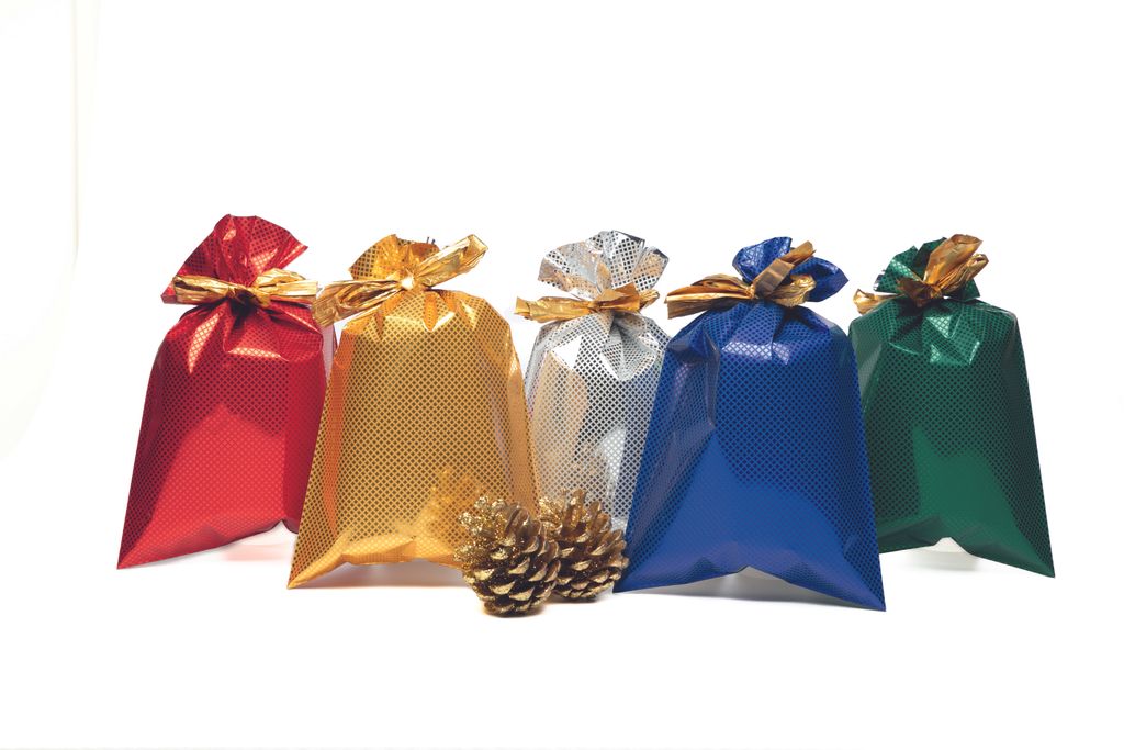 Cellophantüte 40 x 65 cm, glitzernd