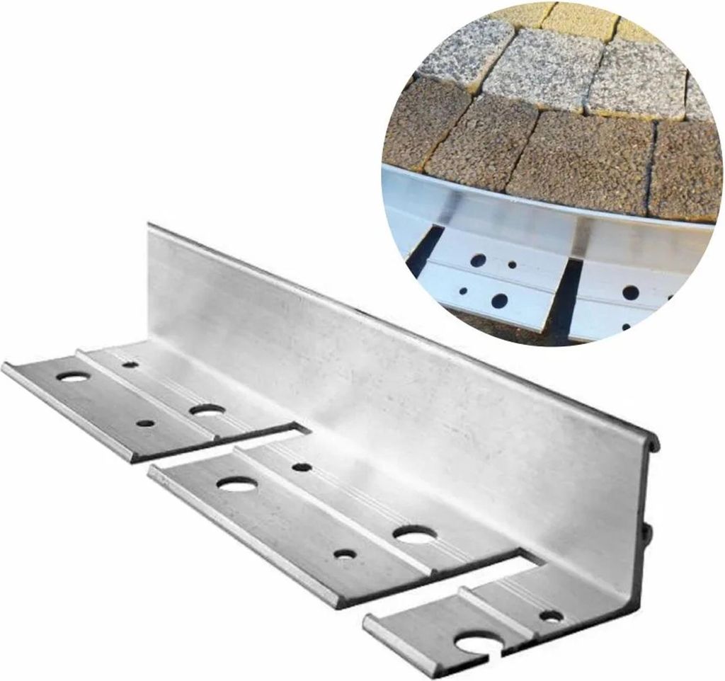 Bordure de Jardin en aluminium ultra solide 38mm x 100cm | Image du produit 