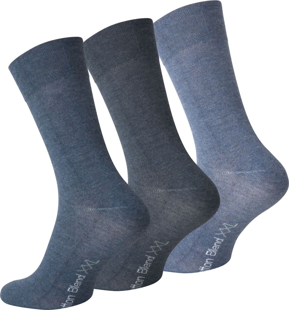 Cotton Prime XXL Socken 3 Paar, in Übergröße 47-50