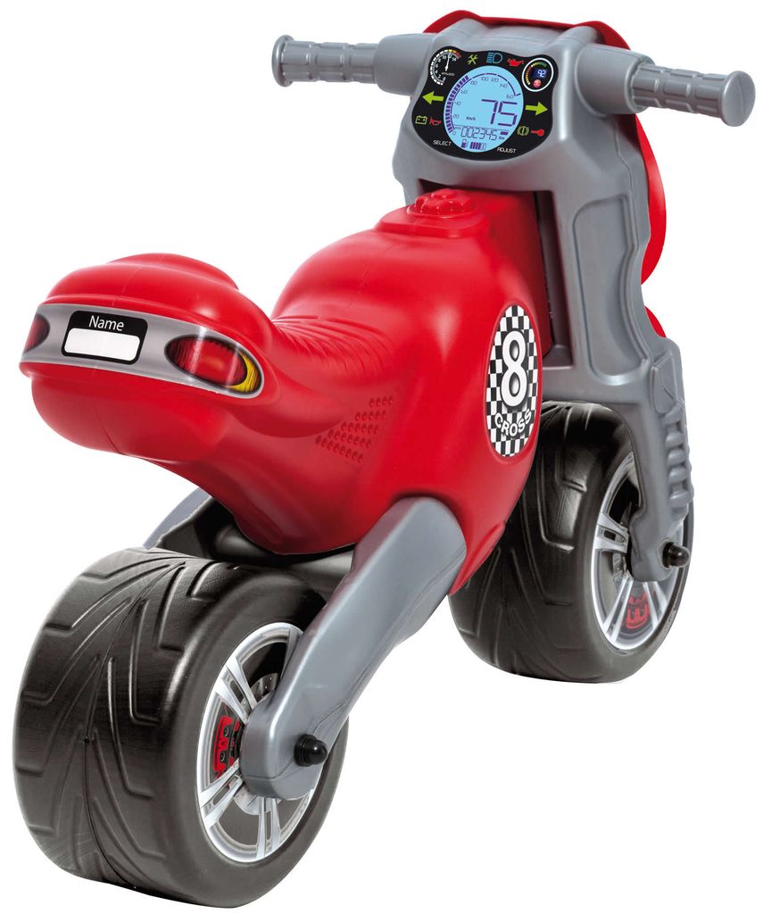 Kinder Laufrad MOTORRAD ROT Kinderfahrzeug Kindermotorrad Rutscher Rutschauto 