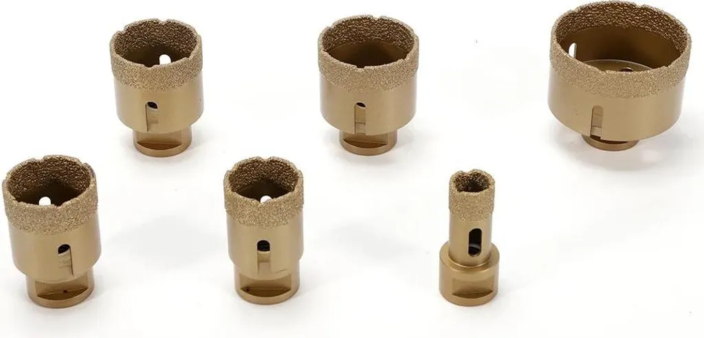 Forets diamantés haute température 20 à 68 mm pour perçage de métal