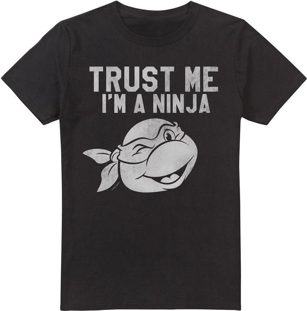 Teenage Mutant Ninja Turtles - "Trust Me I'm A Ninja" T-Shirt für Herren TV6798 (4XL) (Schwarz)