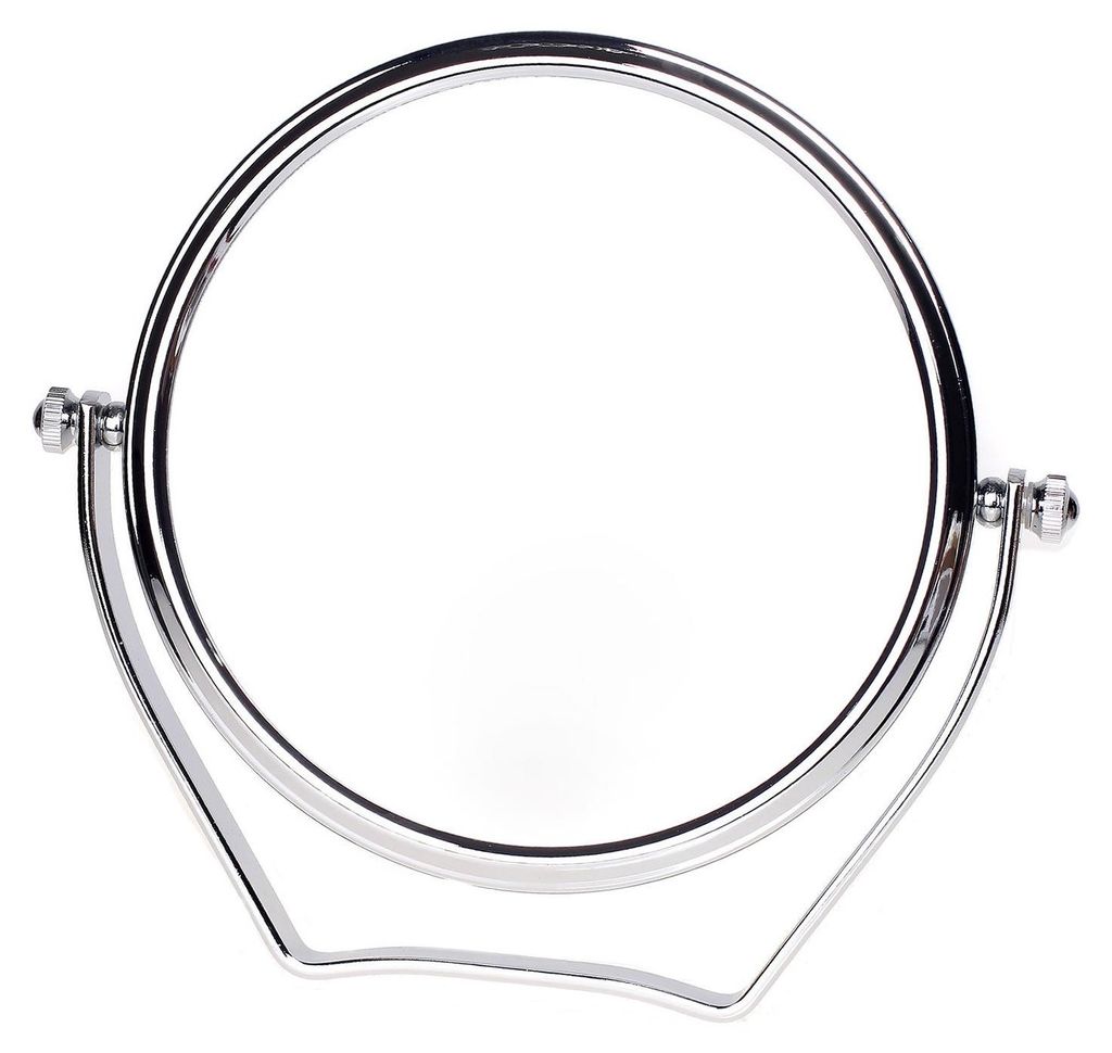 Designer-Schminkspiegel, 7-fache Vergrößerung, 15 cm doppelseitiger Tischspiegel, Handspiegel, Reisespiegel, 360° drehbarer Rasierspiegel, Badez...