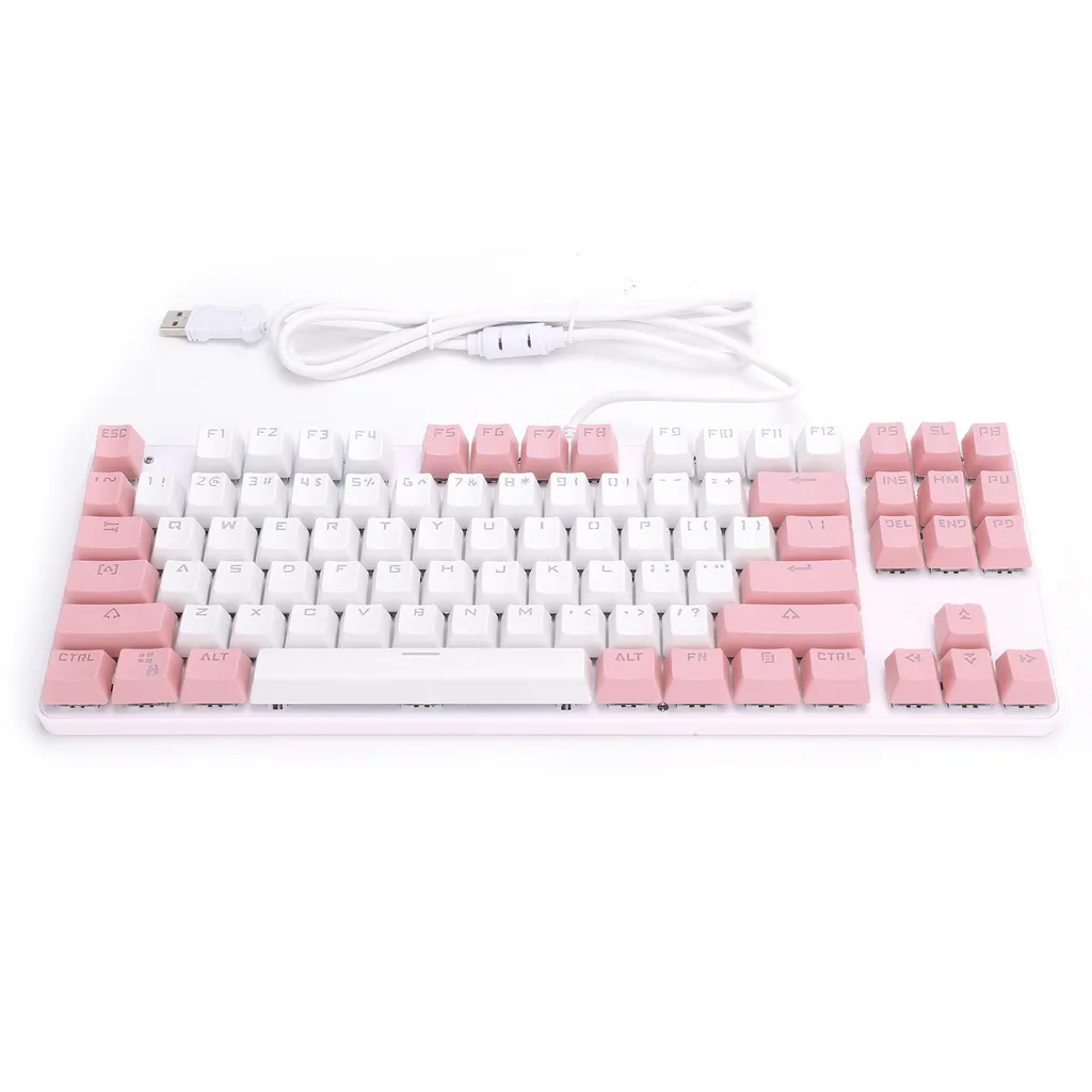Clavier mécanique rétroéclairé 87 touches format compact anti-ghosting